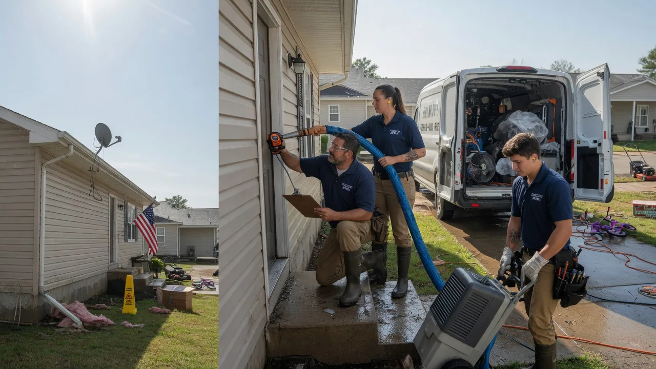 Ceiling Water Damage Restoration in Spivey, KS near me